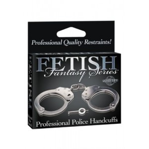 Metalowe kajdanki Fetish Fantasy Professional Police Handcuffs